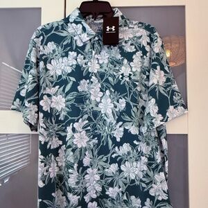NEW Men's Under Armour Matchplay Printed Polo